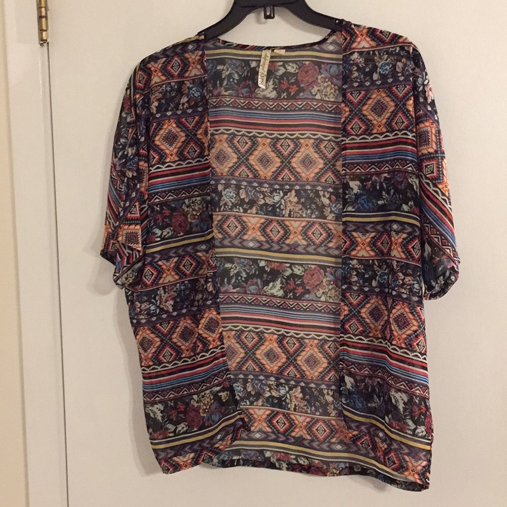Polyester cardigan
